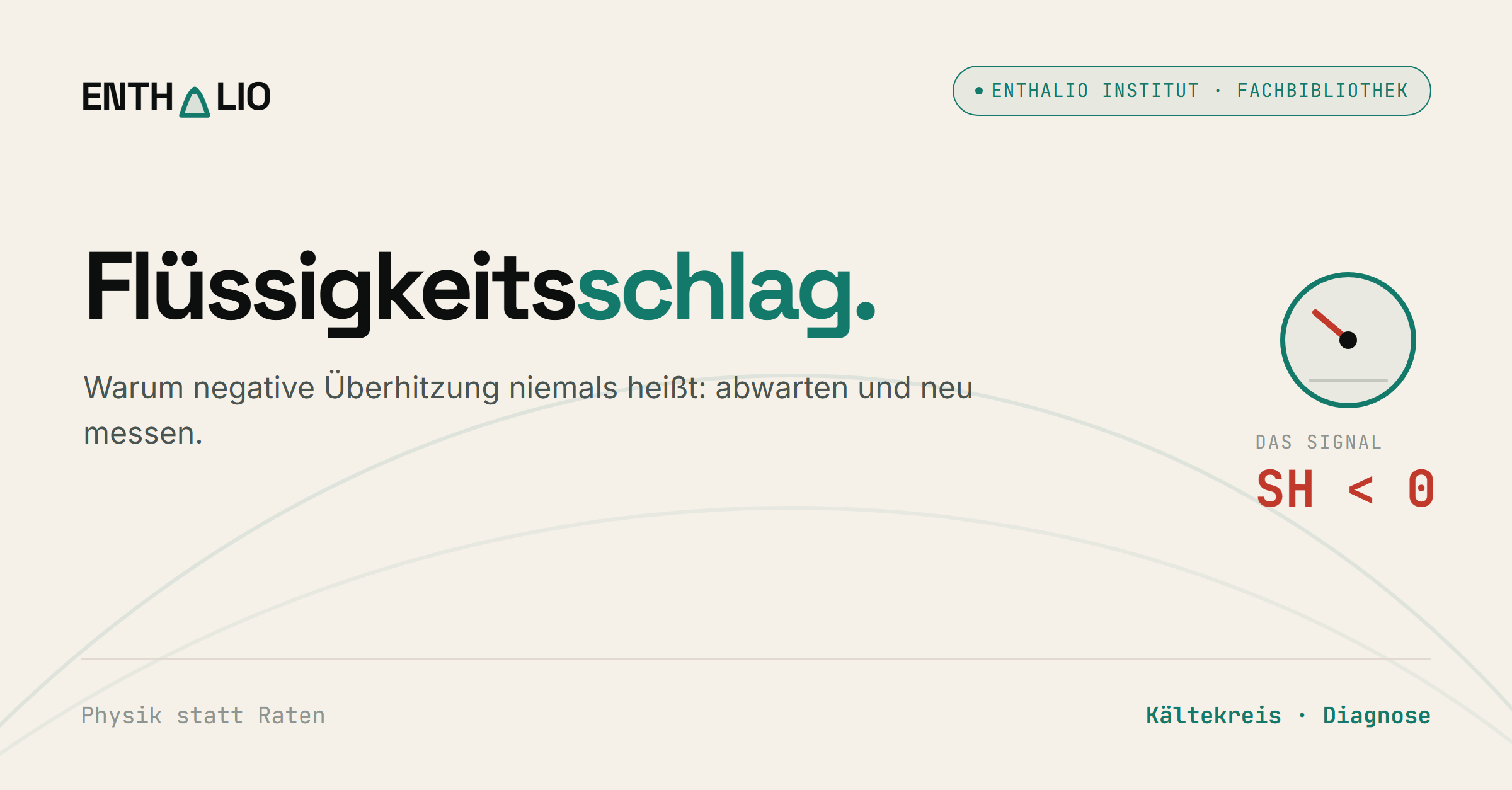 Flüssigkeitsschlag